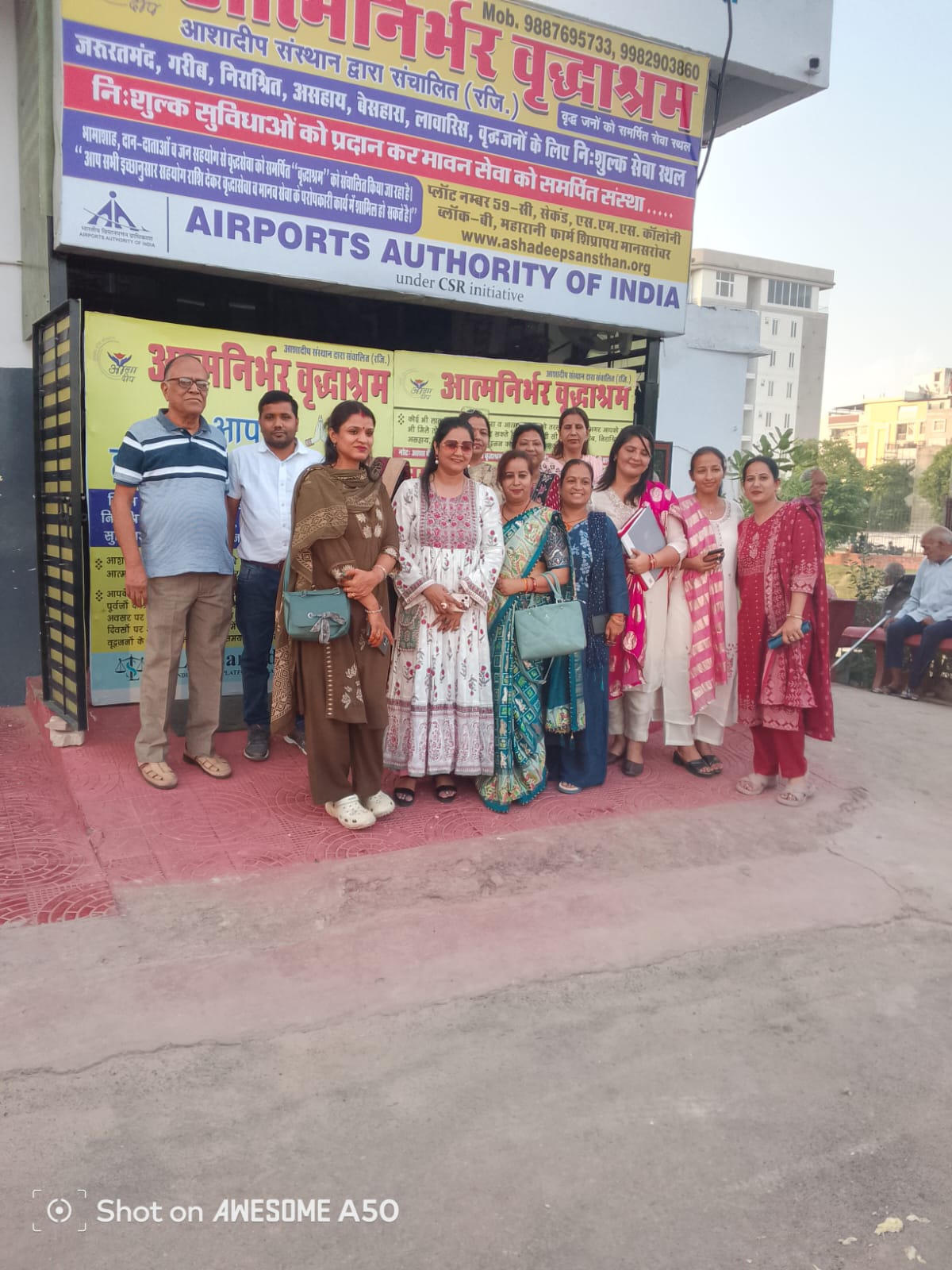 Visitors at Ashadeep